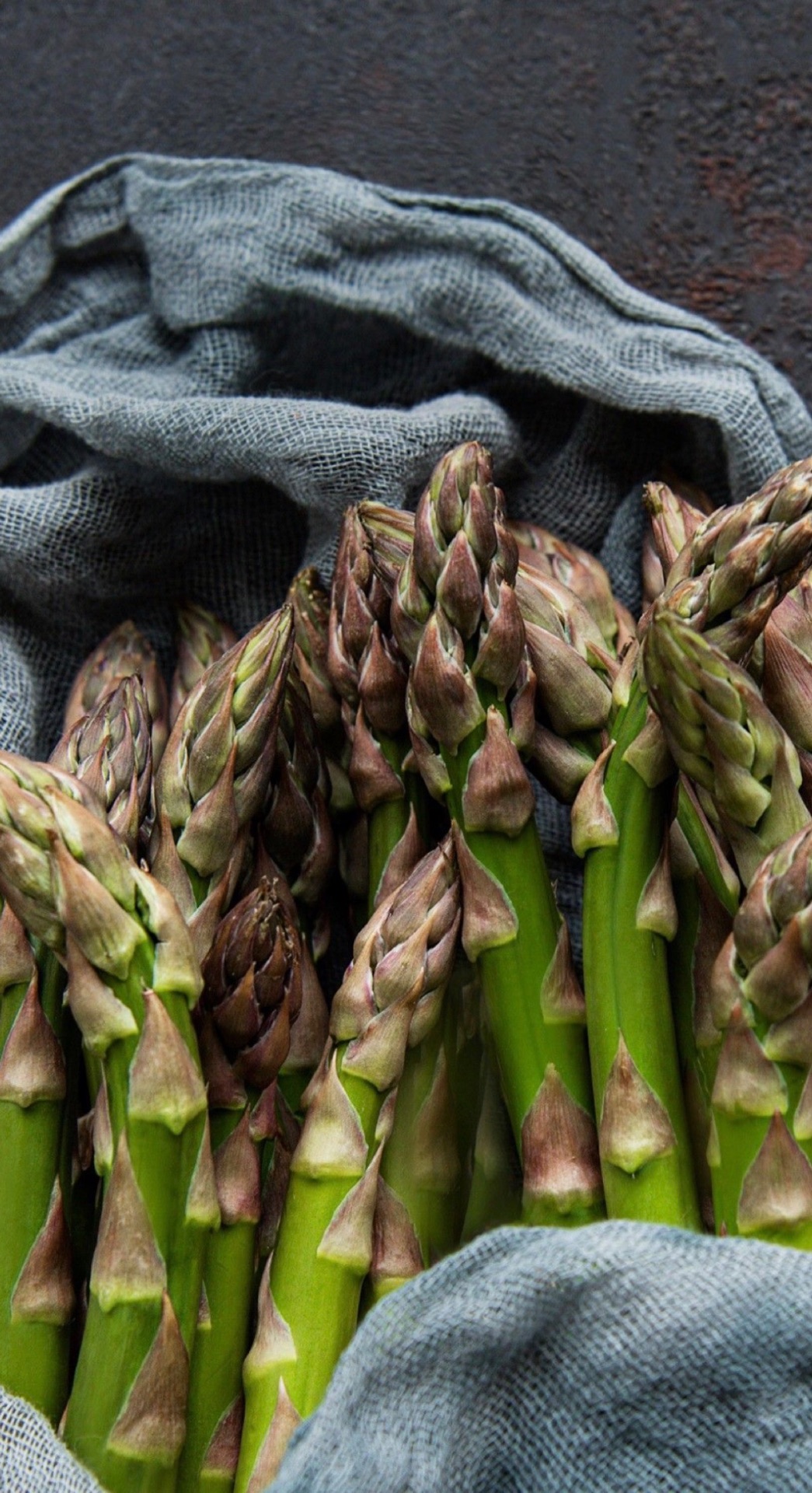 Fresh green asparagus